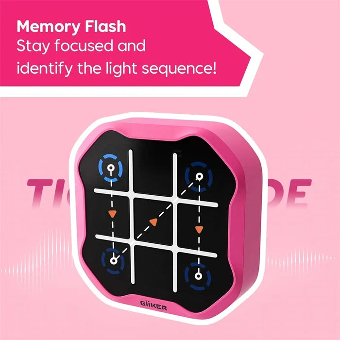 GiiKER Tic Tac Toe Bolt Game 3 in 1 Handheld Puzzle Game Travel Games