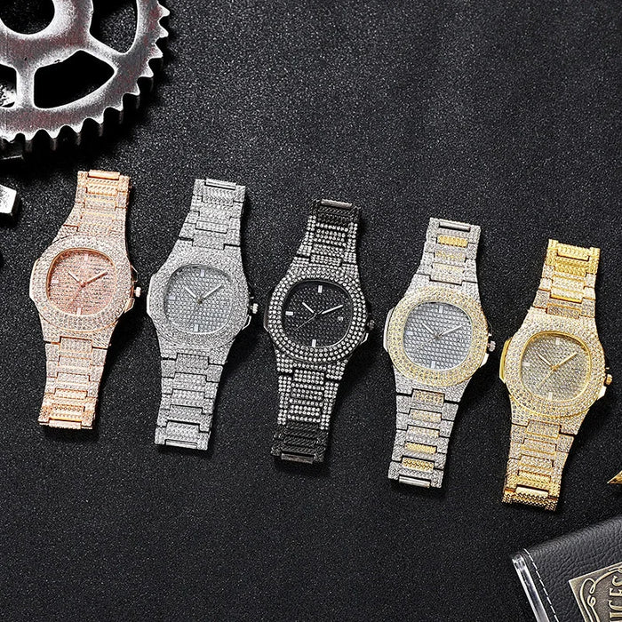 Ginky Star Luxury Rhinestone Quartz Watch
