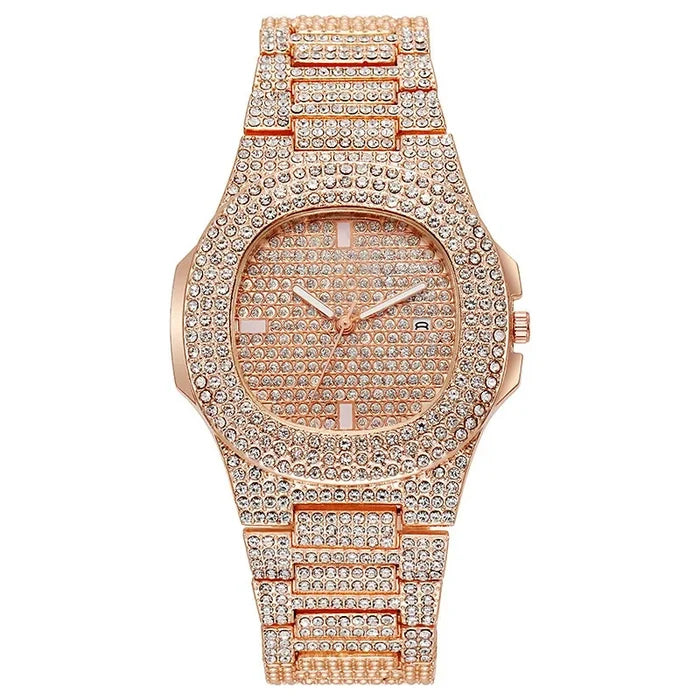 Ginky Star Luxury Rhinestone Quartz Watch