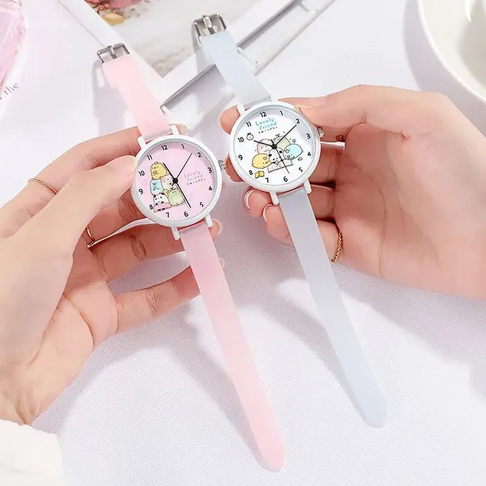 Glow-in-the-Dark Cartoon Kids Quartz Watch