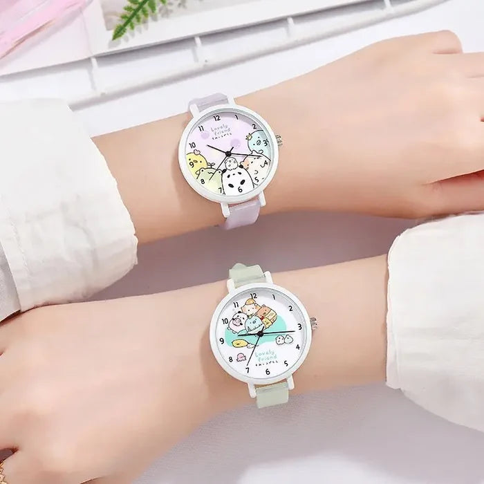 Glow-in-the-Dark Cartoon Kids Quartz Watch