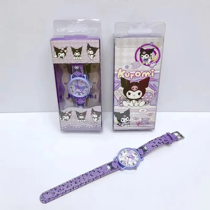 watch with  box / Purple
