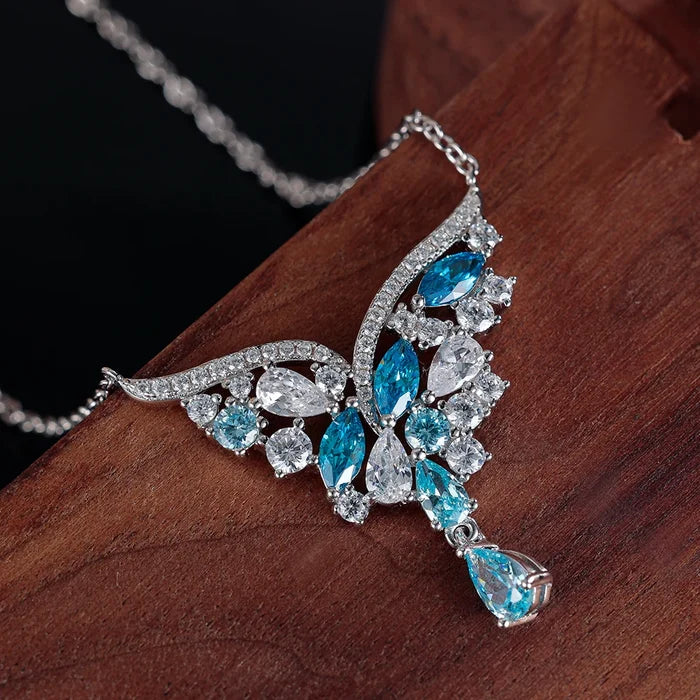 Grace Jewel Luxury CZ Silver Necklace
