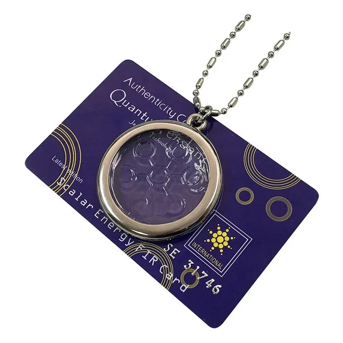 Green Bio-Scalar Energy Lava Stone Necklace