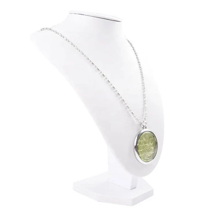 Green Bio-Scalar Energy Lava Stone Necklace