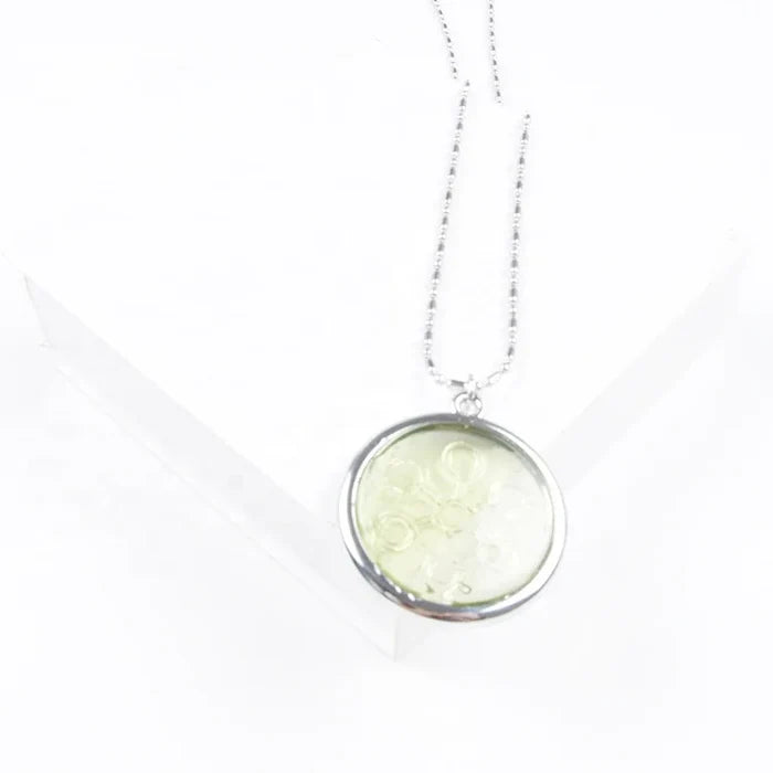 Green Bio-Scalar Energy Lava Stone Necklace