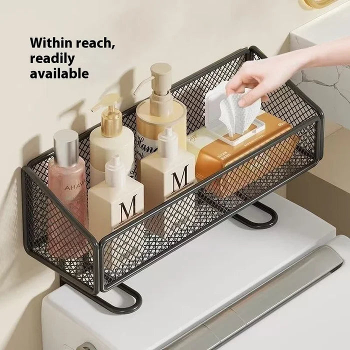 GREENSIDE Metal Toilet Storage Rack with Shelf