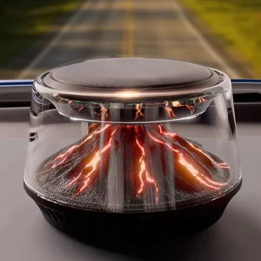 High-End Car Aromatherapy Diffuser Volcano Iceberg View Cloud Fog
