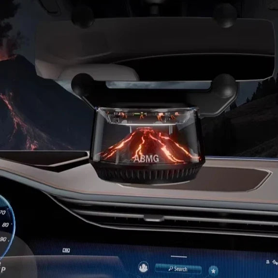 High-End Car Aromatherapy Diffuser Volcano Iceberg View Cloud Fog