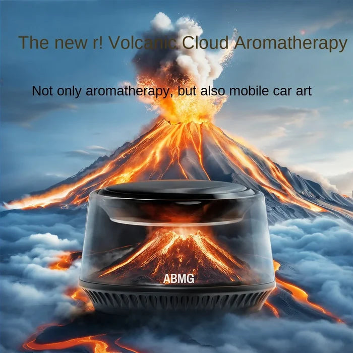 High-End Car Aromatherapy Diffuser Volcano Iceberg View Cloud Fog