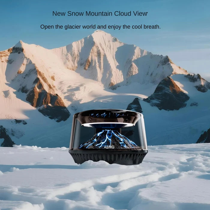 High-End Car Aromatherapy Diffuser Volcano Iceberg View Cloud Fog