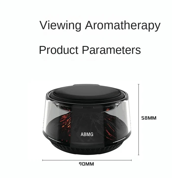 High-End Car Aromatherapy Diffuser Volcano Iceberg View Cloud Fog