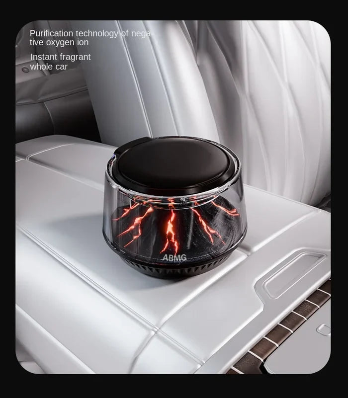 High-End Car Aromatherapy Diffuser Volcano Iceberg View Cloud Fog