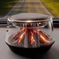 High-End Car Aromatherapy Diffuser Volcano Iceberg View Cloud Fog