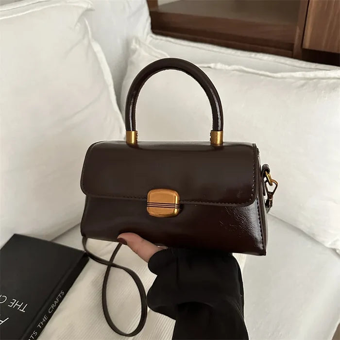 High-End Crossbody Bag Women's New Popular PU Small Square