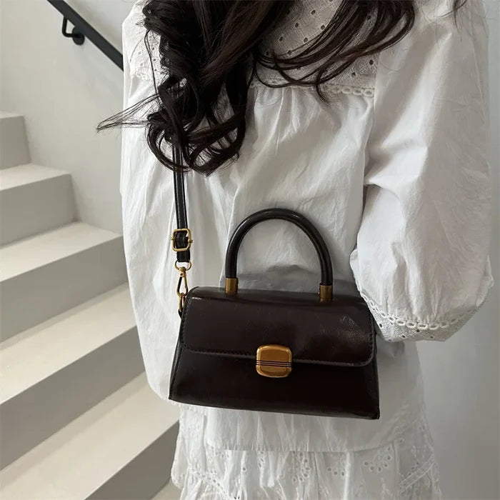 High-End Crossbody Bag Women's New Popular PU Small Square