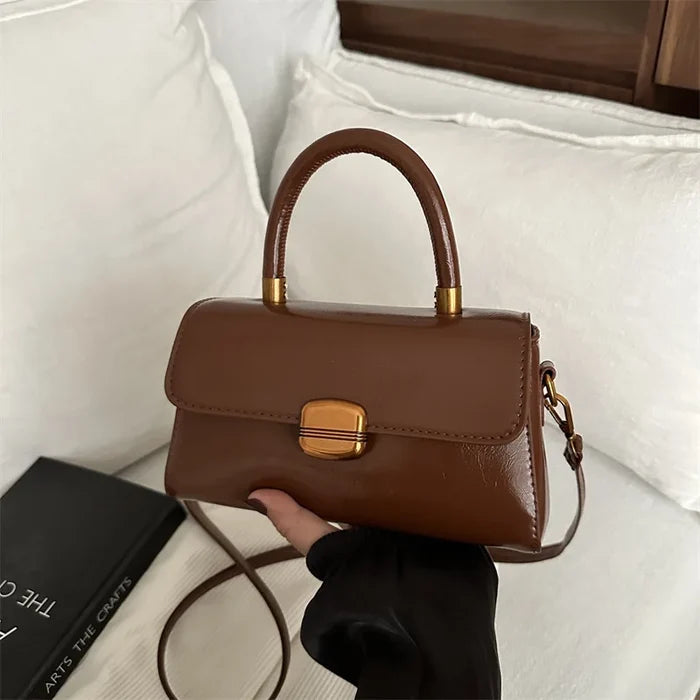 High-End Crossbody Bag Women's New Popular PU Small Square