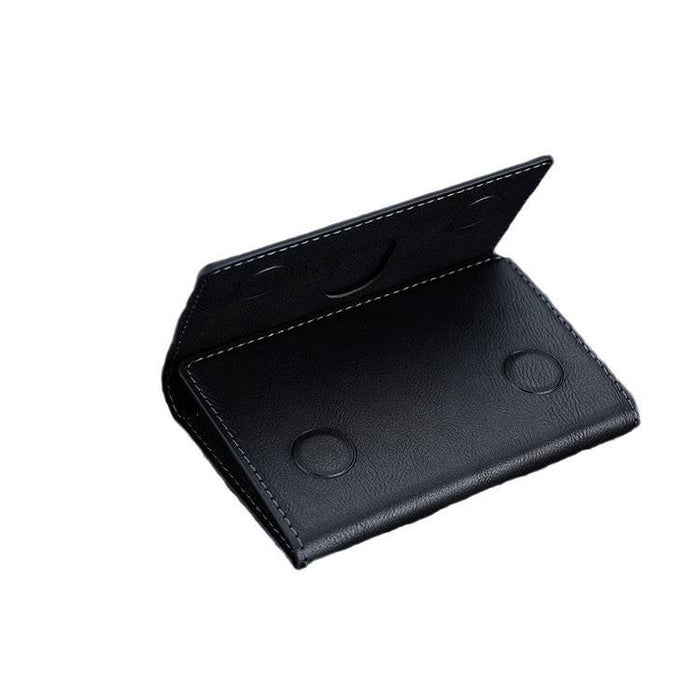 High-Quality Leather Magnetic Card Holder Wallet