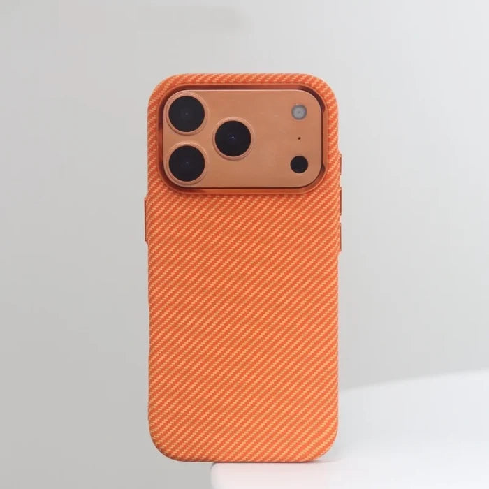 High Quality Slim PC Carbon Fiber Texture Magnetic Phone Case