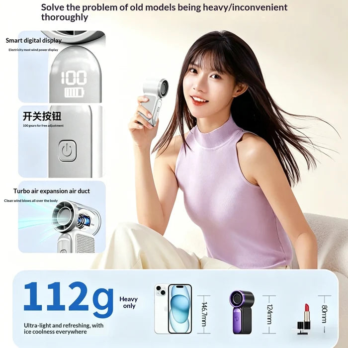 High-Speed Handheld Outdoor Portable Fan