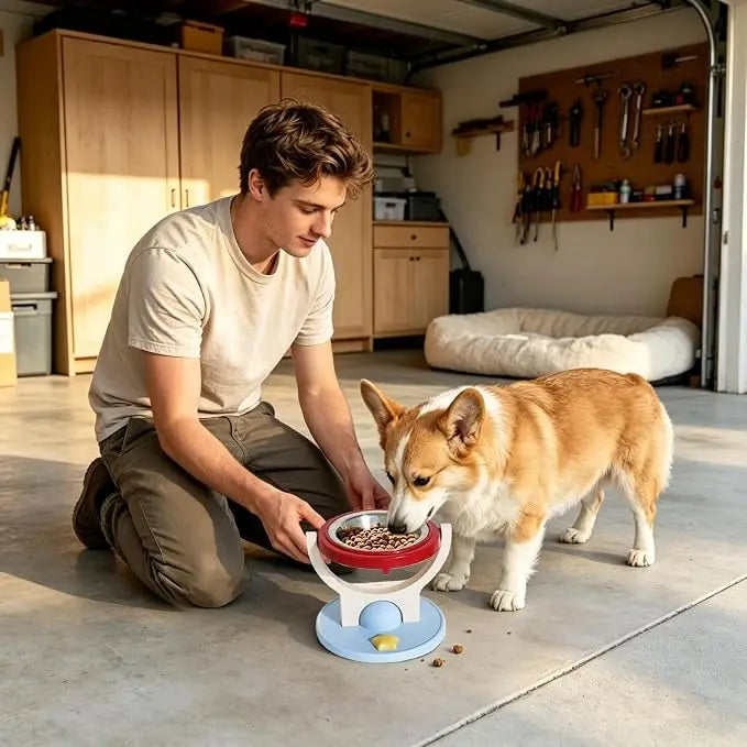 Hot Pet Heighten Pet Bowl For Cats And Dogs Adjustable Elevated Cat Food And Water Bowl Holder Feeder