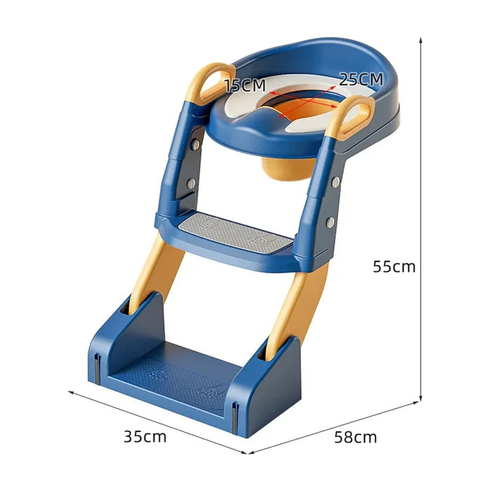 Hot Sale Baby Products Plastic Baby Auxiliary Toilet Ladder Baby