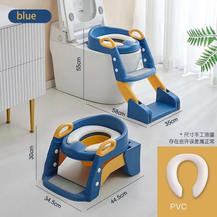 Hot Sale Baby Products Plastic Baby Auxiliary Toilet Ladder Baby