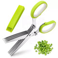 Hot Selling Stainless Steel Kitchen Scissors 5 Blades Herb Scissors