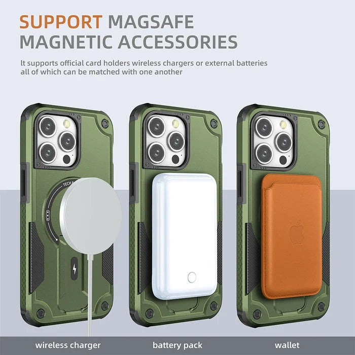 Hybrid 2-in-1 Waterproof Case for iPhone 17 Pro Max