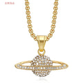 Gold single pendant