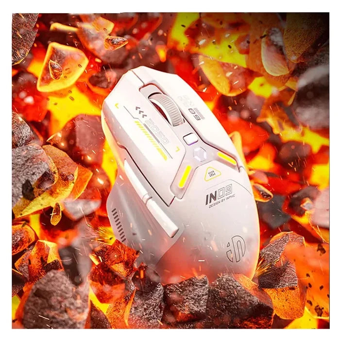 INPHIC 10000 DPI PAW3325 Three Mode BT Wireless Mouse for PC Gamer