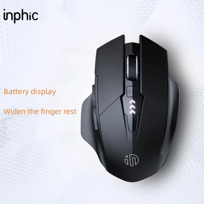 Inphic PM6 BT Three-mode Ergonomic 6-Button Optical Sensor