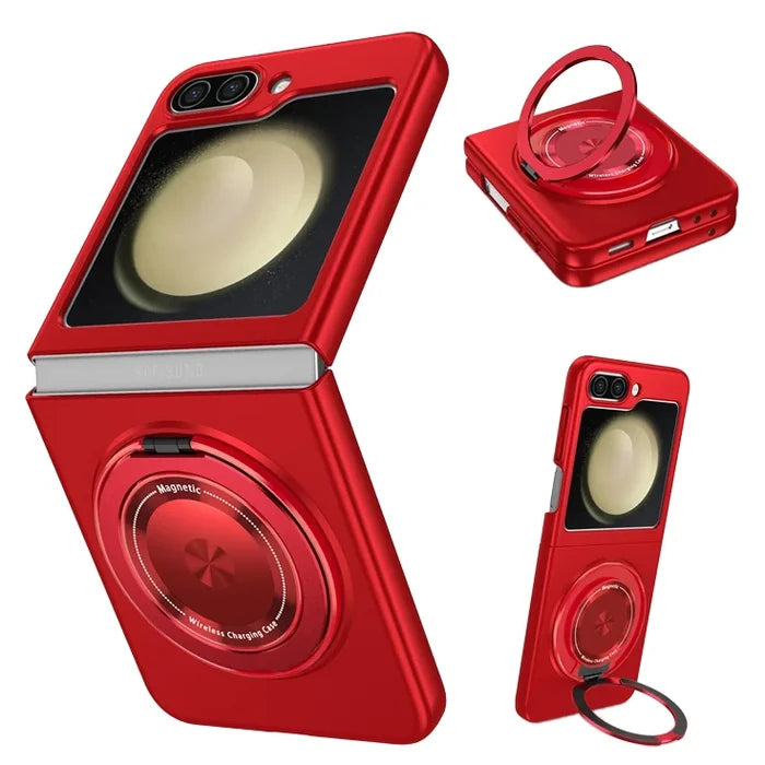 Invisible Folding Kickstand Armor Design Shockproof Magnetic Phone