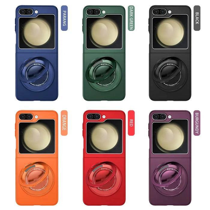 Invisible Folding Kickstand Armor Design Shockproof Magnetic Phone