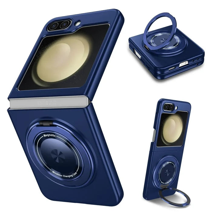 Invisible Folding Kickstand Armor Design Shockproof Magnetic Phone
