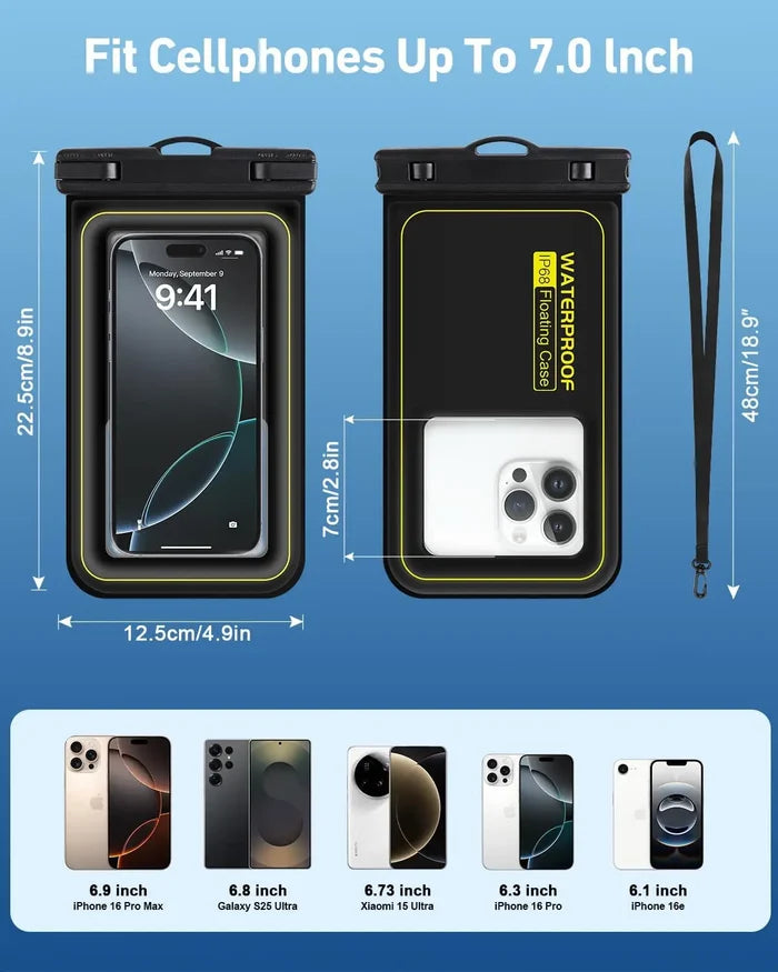 IP68 Dustproof waterproof Custom Large-Size Waterproof Mobile Phone