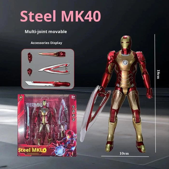 Iron Man Articulated PVC Model for Office & Gifts