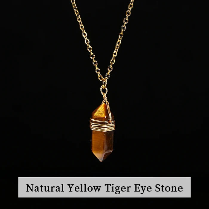 JD GEMS Hexagonal Crystal Necklace