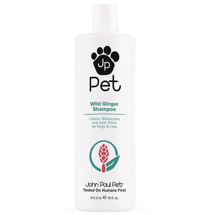 John Paul Pet Wild Ginger Shampoo | Dogs & Cats | 16 oz