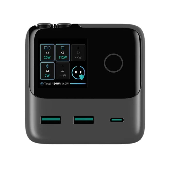 JOYROOM PODIX 140W 5-Port Desktop GaN Multi-device Desktop Phone Dock