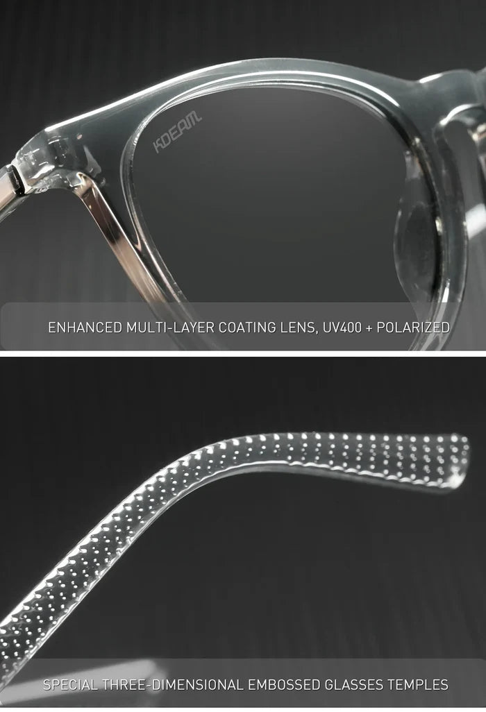 KDEAM Polarized Round Sunglasses UV400 for Men & Women