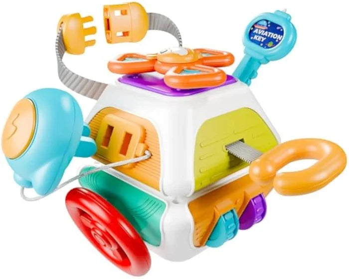Kids Funny Baby Gift Interesting Polyhedron Activity Cube Toys Busy Cube
