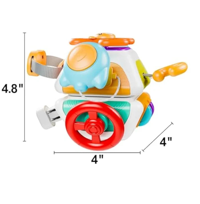 Kids Funny Baby Gift Interesting Polyhedron Activity Cube Toys Busy Cube