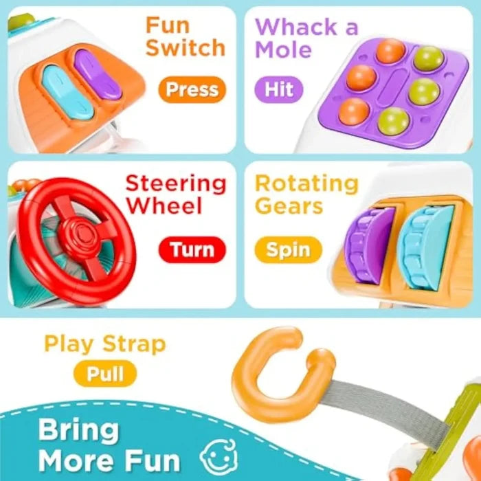 Kids Funny Baby Gift Interesting Polyhedron Activity Cube Toys Busy Cube