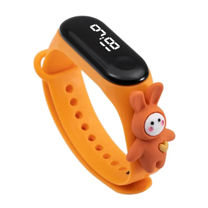 Kids' Waterproof LED Touch Screen Sports Watch