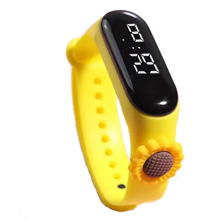 Kids' Waterproof LED Touch Screen Sports Watch