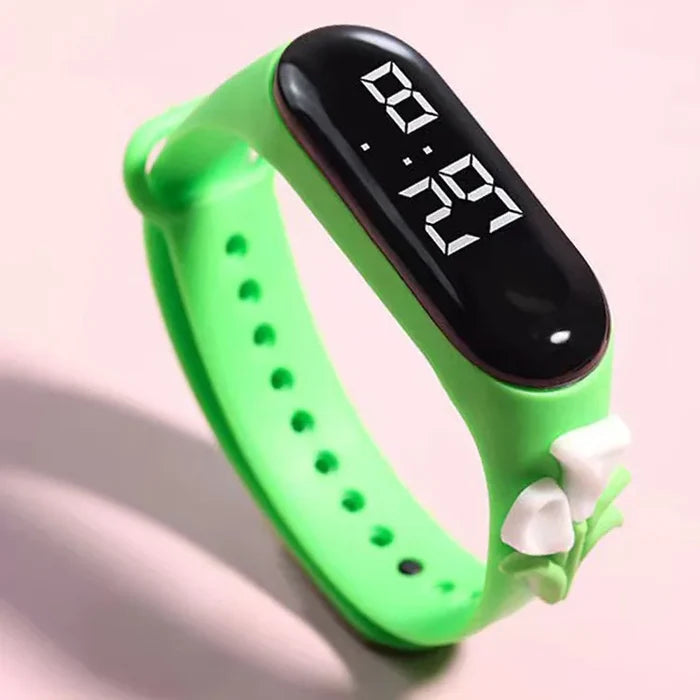 Kids' Waterproof LED Touch Screen Sports Watch