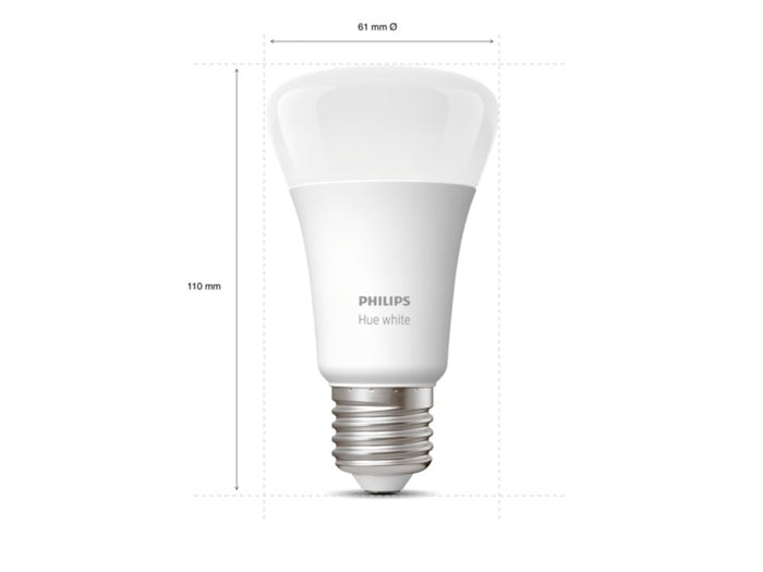 Kit Lâmpadas Philips 2xE27 Branca
