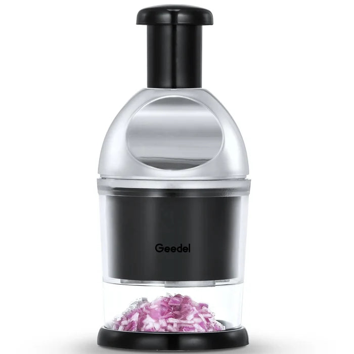Kitchen Food Onion Chopper Shredder Cutter Hand Slap Food Quick