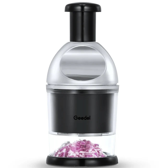Kitchen Food Onion Chopper Shredder Cutter Hand Slap Food Quick